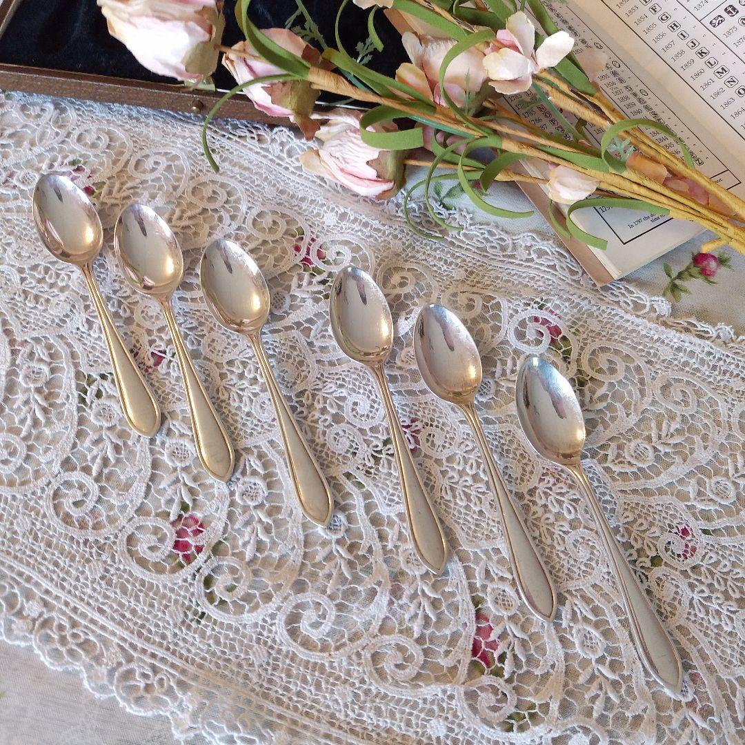 イギリスアンティーク　sheffieldスプーンセット