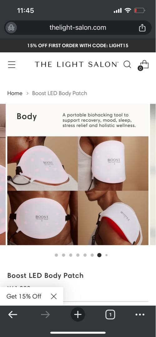 ザライトサロン LEDパッチボディ/ THE LIGHT SALON