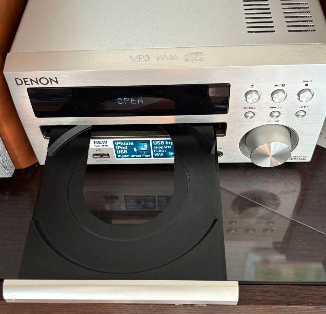 DENON RCD-M40-SP　プレミアムシルバー　CDレシーバー　付属品一式