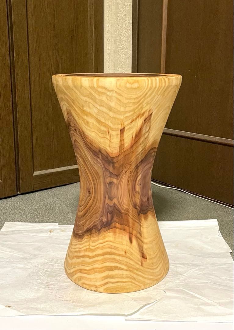 丸太　スツール　サイドテーブル フラワースタンド