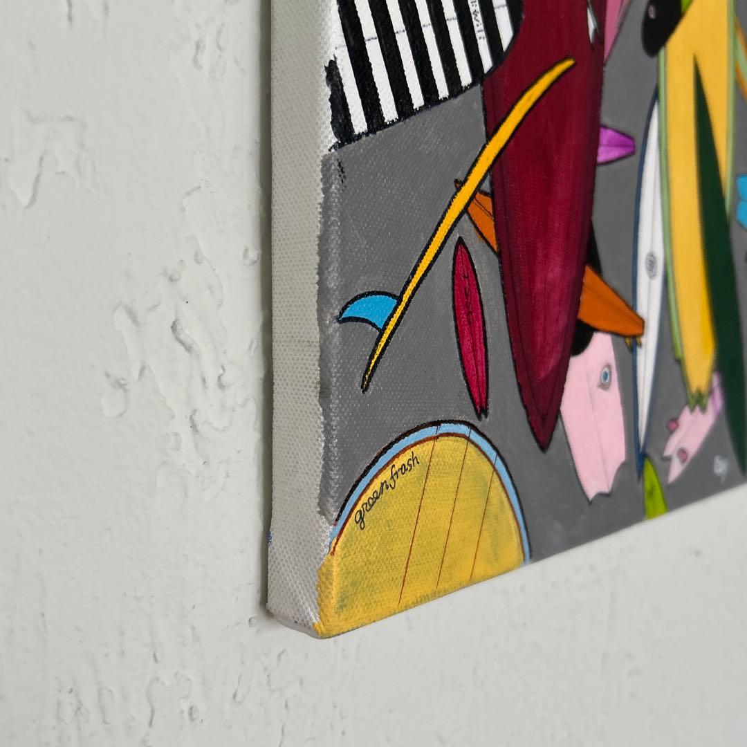 サーフィンをテーマにしたアート