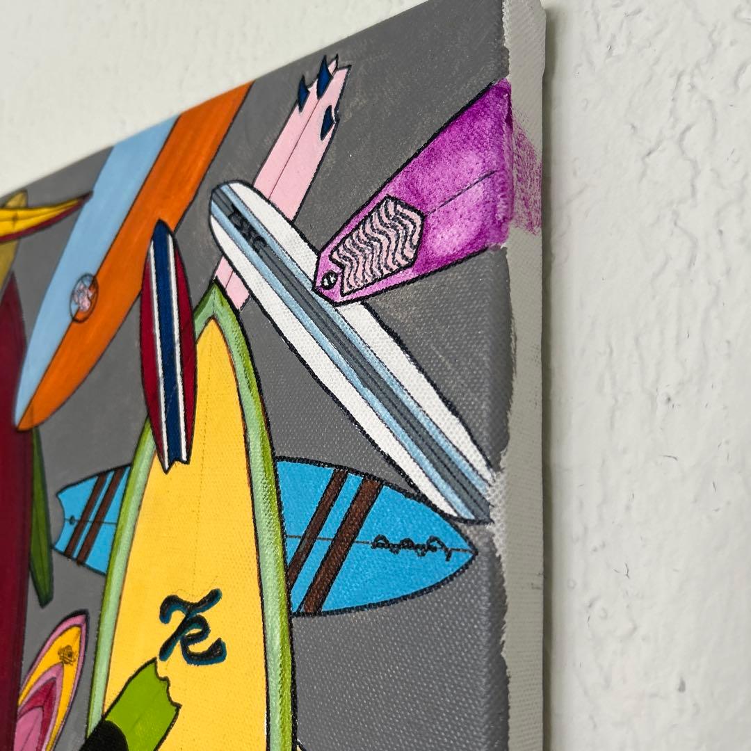 サーフィンをテーマにしたアート