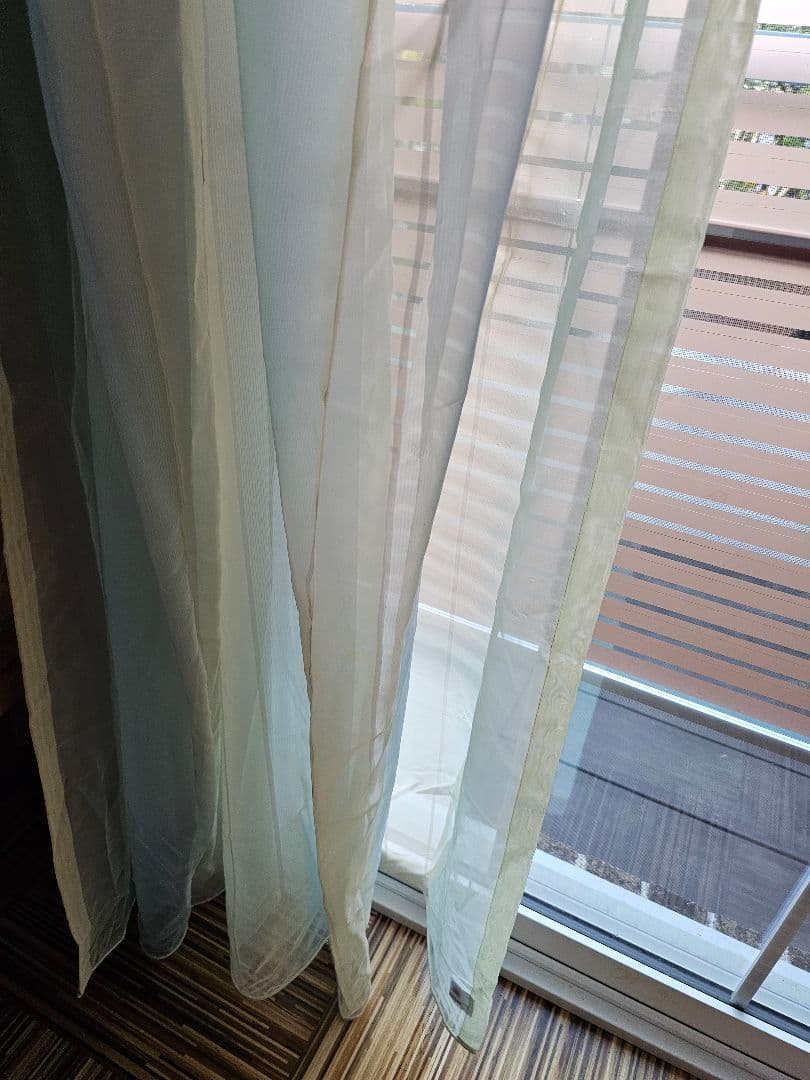 フジエテキスタイル レースカーテン 100cm×180cm×4枚