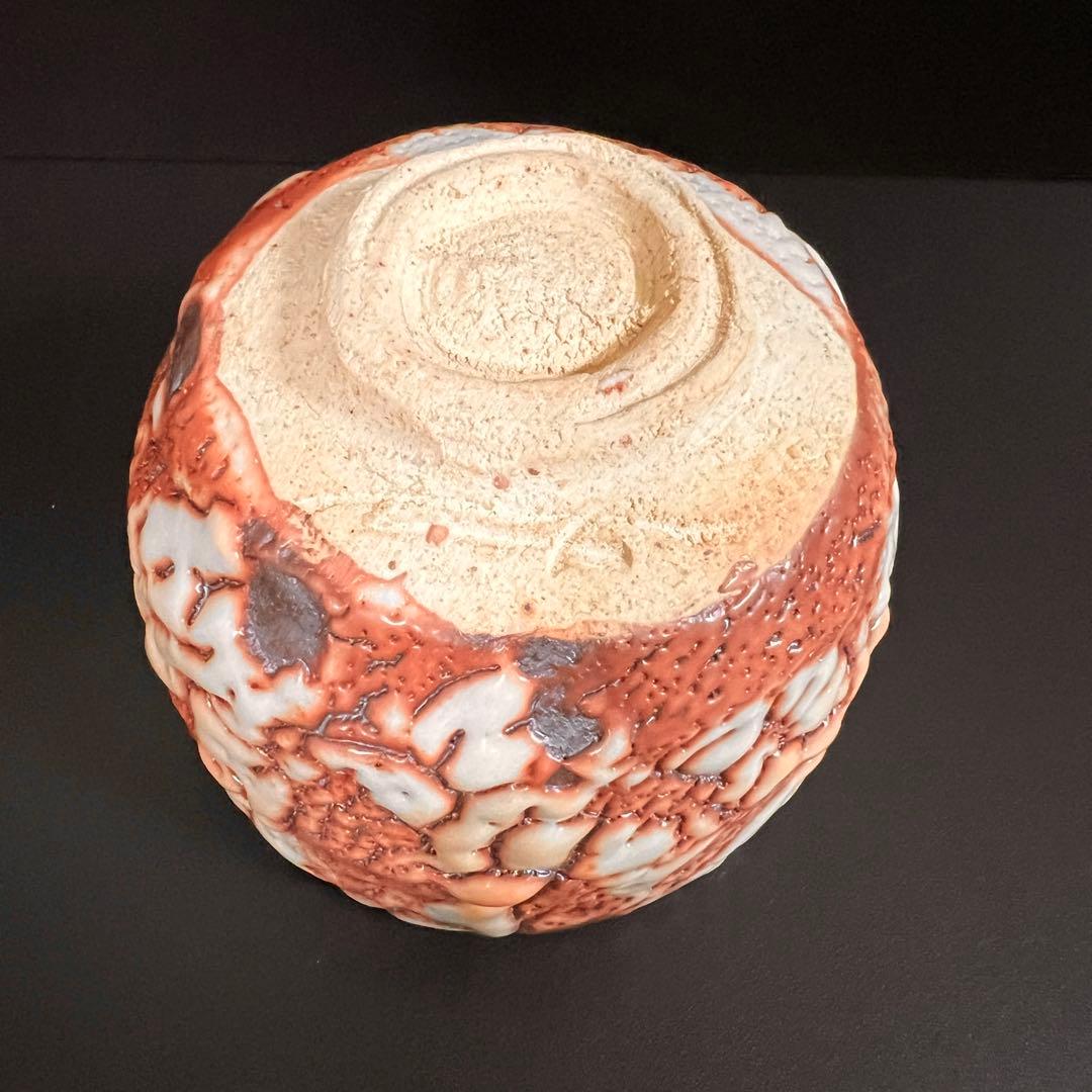 小林武春 竹林窯 志野茶碗 茶道具 本物保証 盒子有