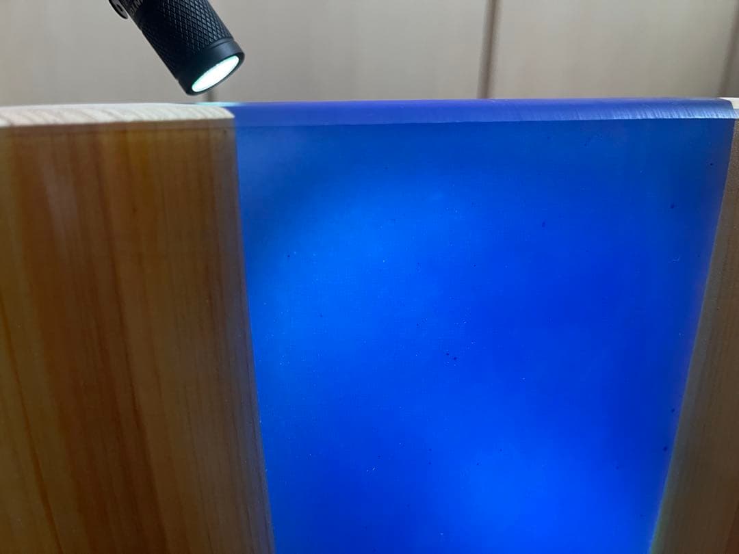 No.160 シェルフコンテナ25用天板　レジンテーブル仕様