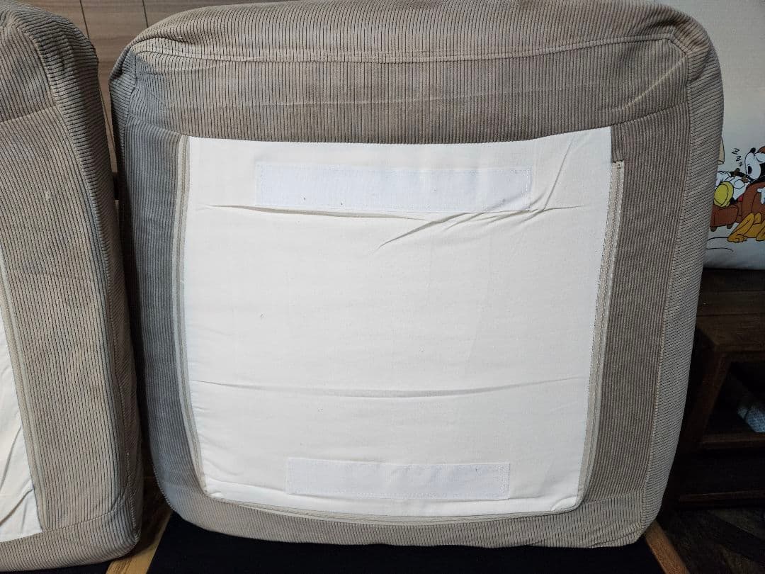 【miminoko】モモナチュラル　クラウドソファ　二人掛け　２P