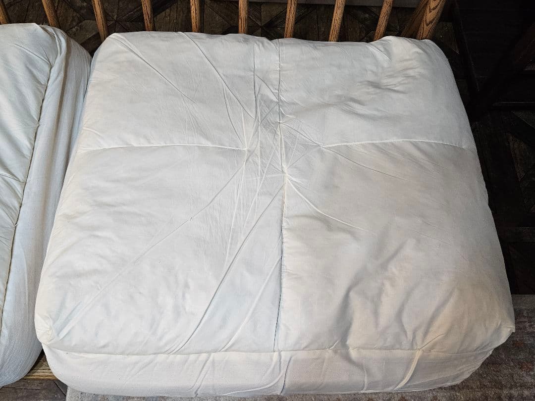 【miminoko】モモナチュラル　クラウドソファ　二人掛け　２P