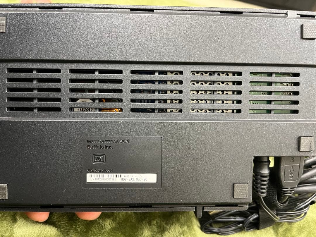 外付けhdd 2テラバイトBUFFALO hdv-sa2. ou3/vc