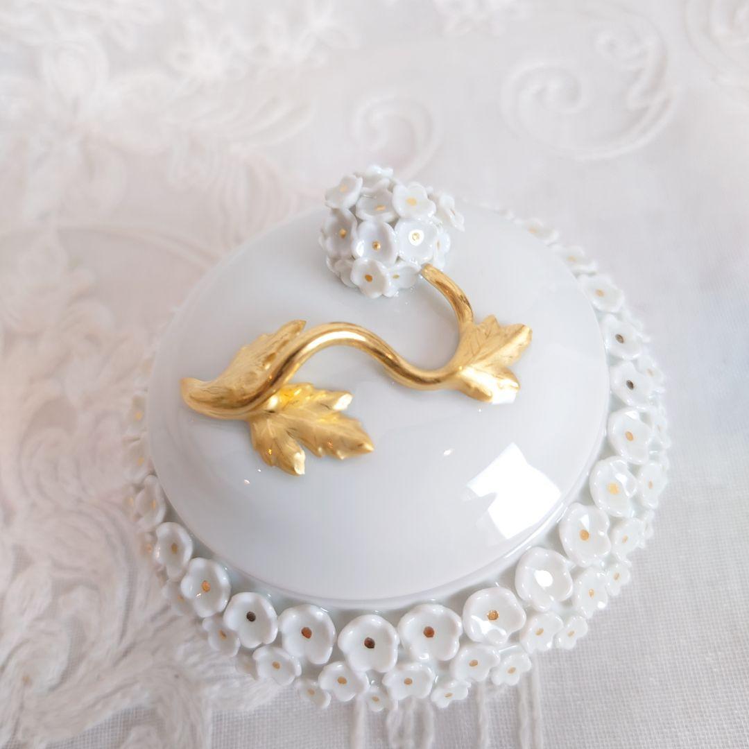 Meissen　スノーボール　ボンボニエール　ボックス