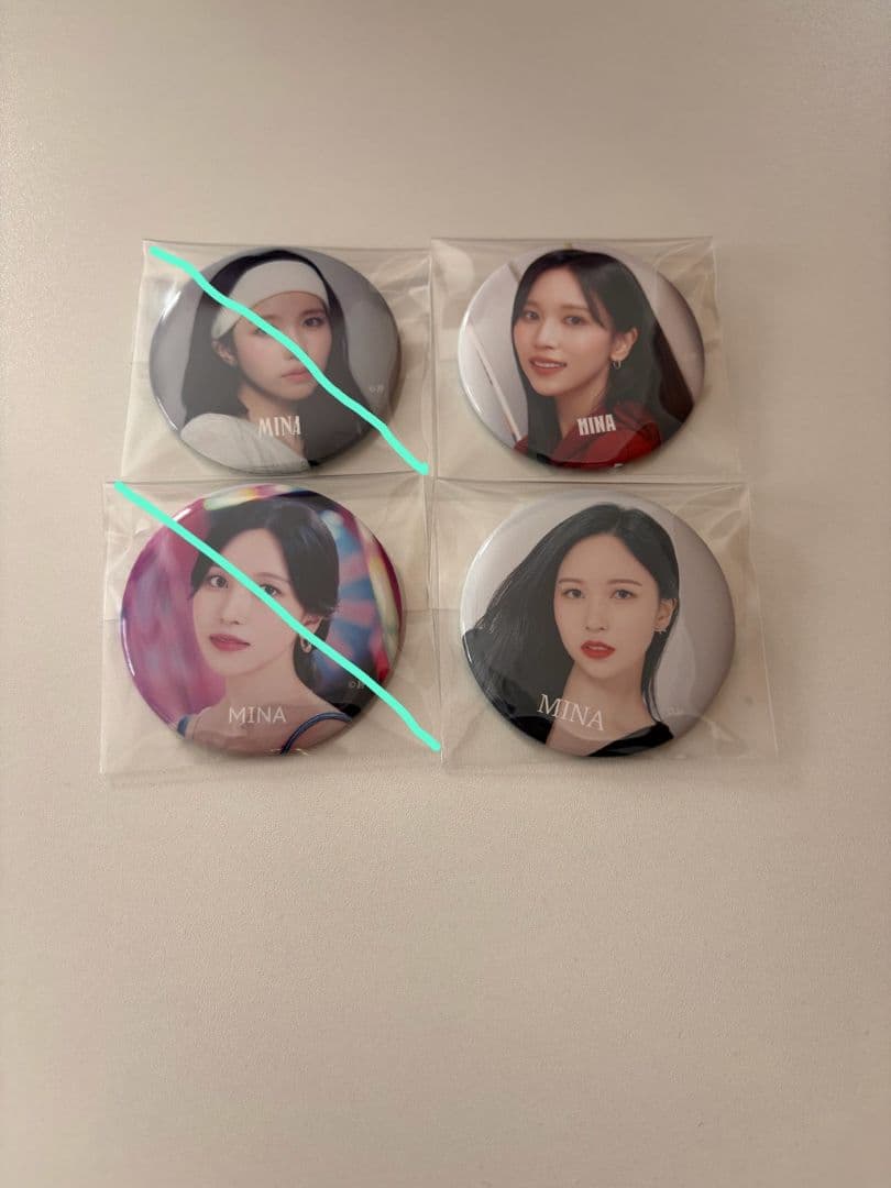 twice ミナ　缶バッチセット