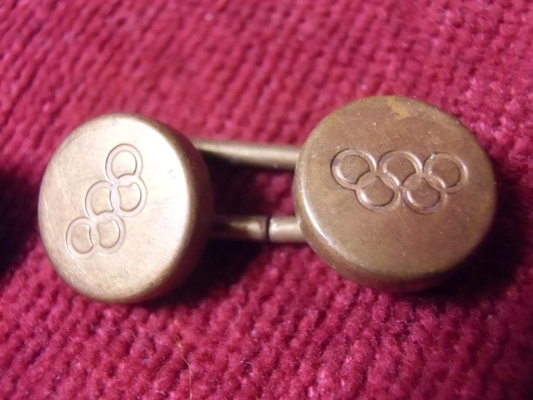 ＫＶオリンピックカフスボタン（実物）