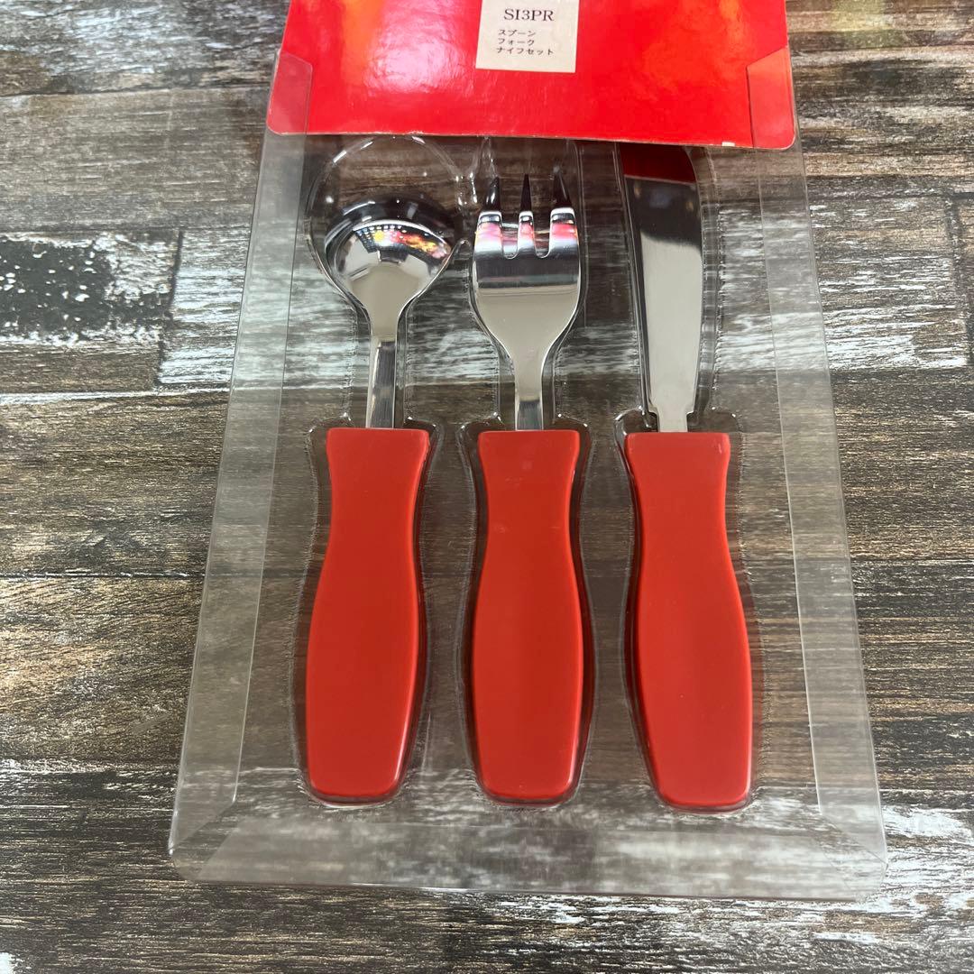 スナップオン　スナップ　ナイフ　フォーク　レッド
