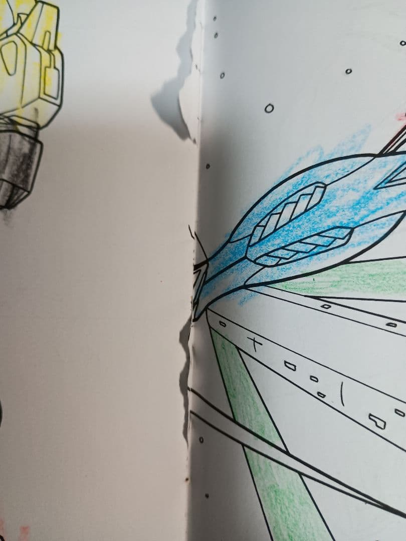 機動戦士ガンダム　GUNDAM F91 セイカのぬりえ　ガンダムF91　レトロ