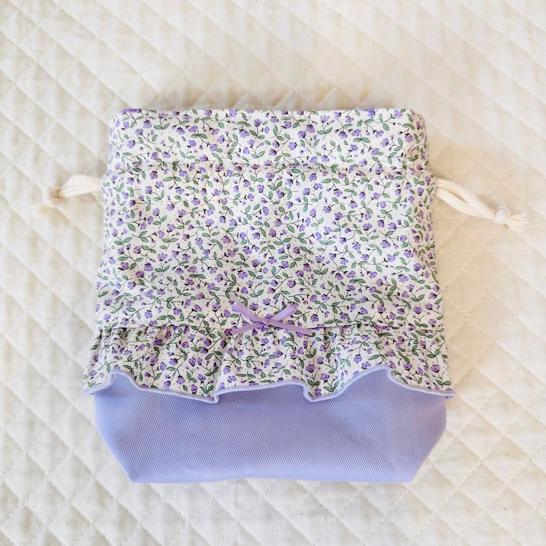 y..✿ฺ ハンドメイド　ヌビ　レッスンバッグ　ハート　ピンク　女の子