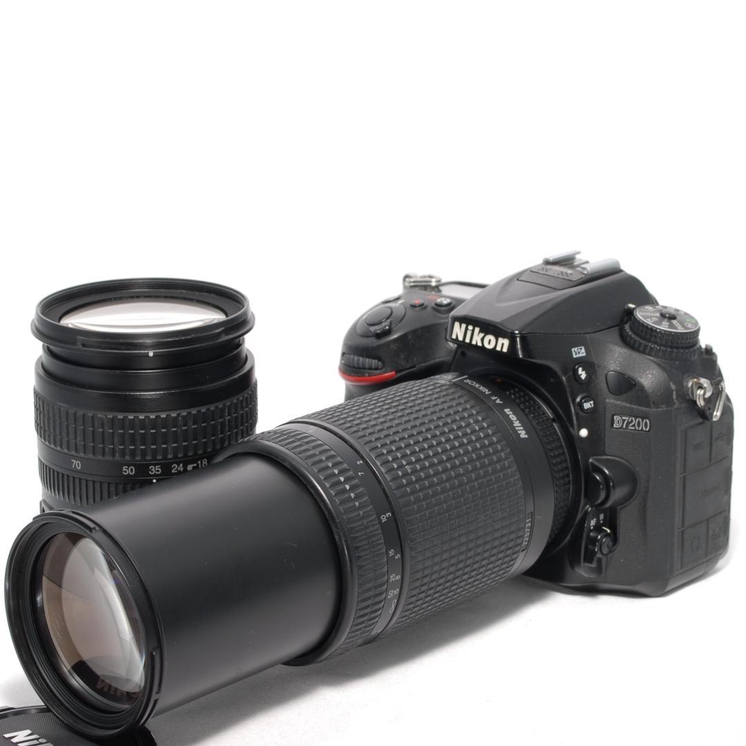 ✨Nikon D7200✨ダブルレンズ✨高速AF &高速連写✨一眼レフカメラ
