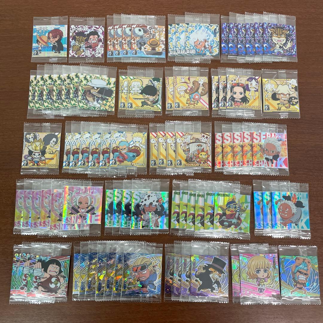 ❶ワンピース 大海賊ウエハースシール Log.9 SGR多数 約130枚