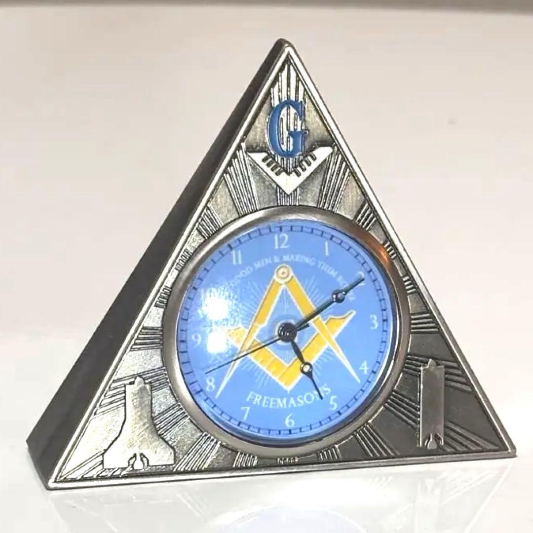 フリーメイソン ピラミッド型置き時計