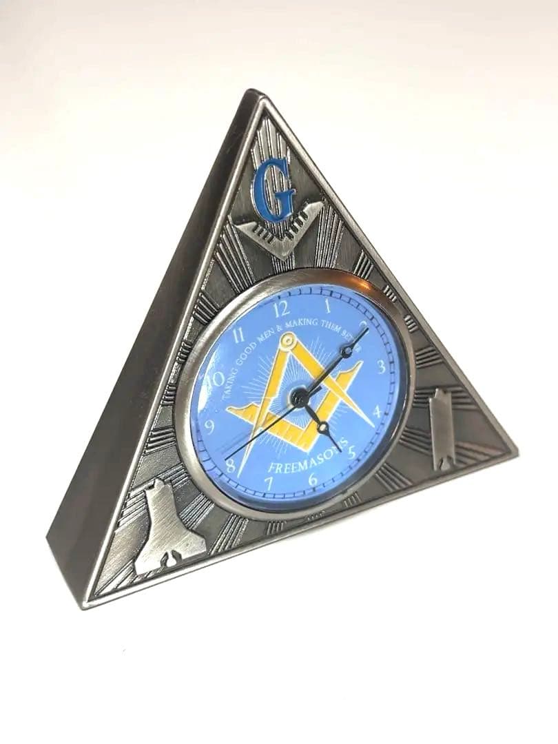 フリーメイソン ピラミッド型置き時計