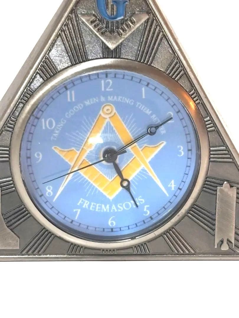 フリーメイソン ピラミッド型置き時計