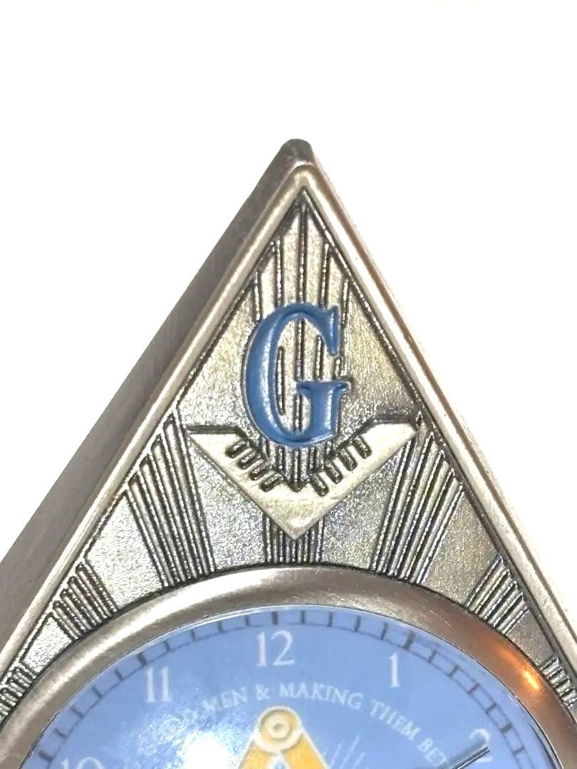 フリーメイソン ピラミッド型置き時計