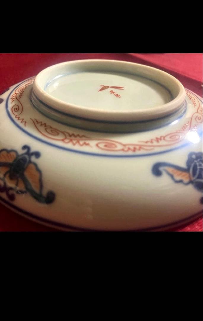 有田 其泉 古伊万里 琳派 金彩 色絵 小皿 5客