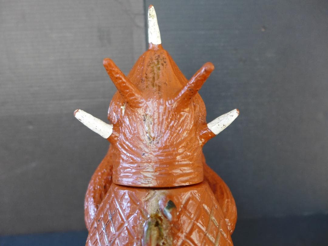 ウルトラ怪獣　冷凍怪獣バルゴン　ソフビ人形　フィギュア　大映刻印入 中古20cm