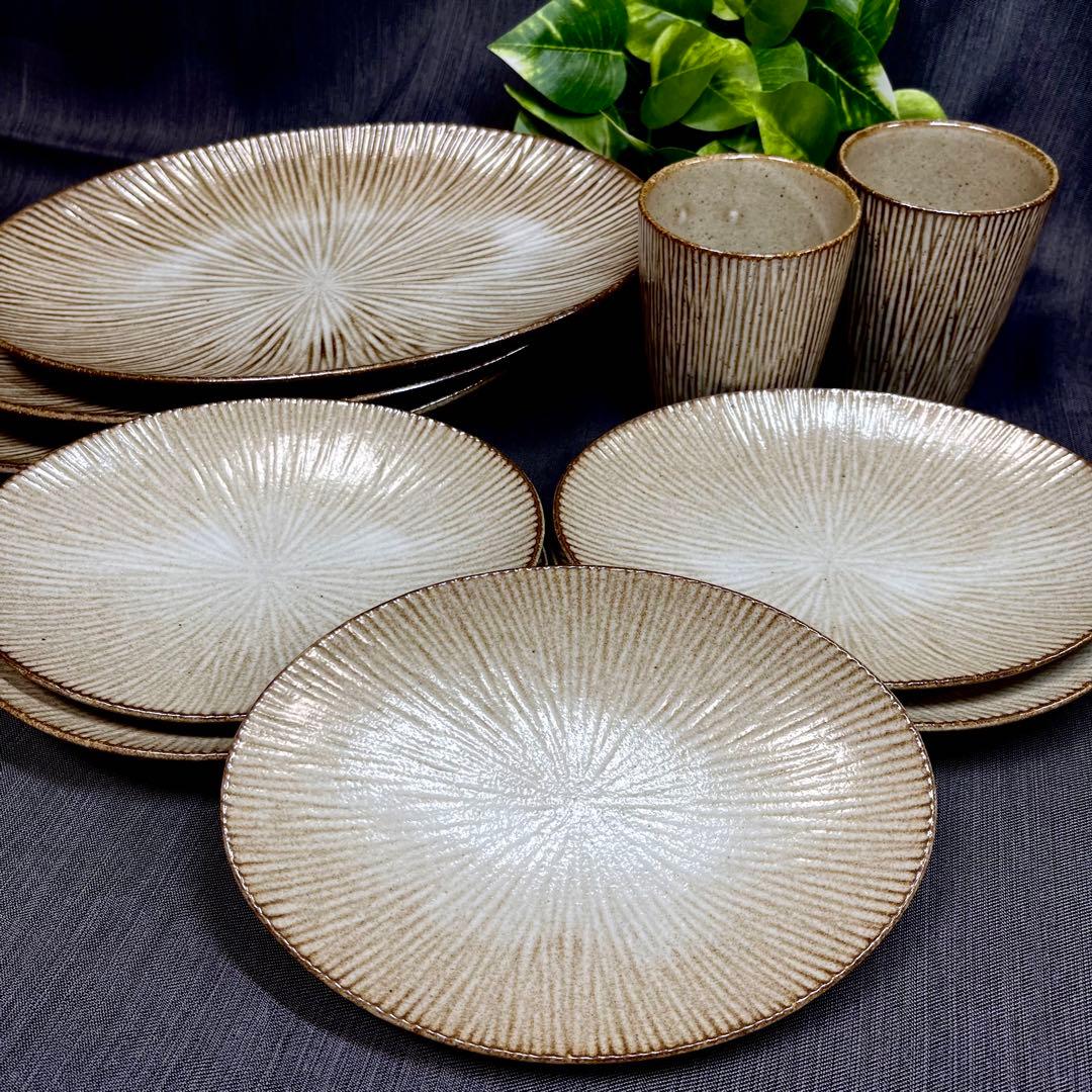 【おまとめ10点❗️】 たち吉 Adam&Eve バーム オーバル皿 フリーカップ