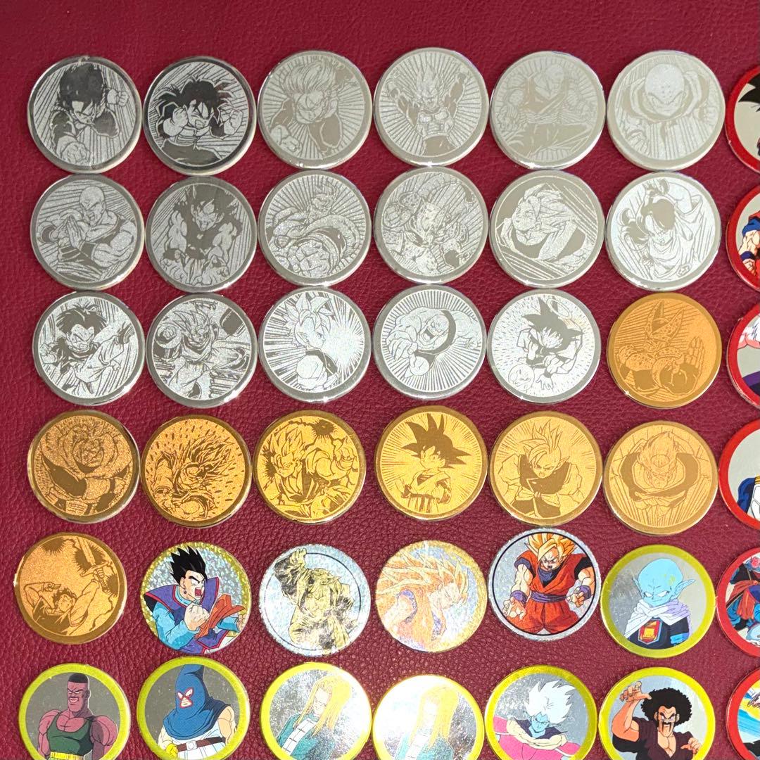 ドラゴンボール　メンコ　キラ　ゴールド　シルバー　大量　まとめ売り　カードダス