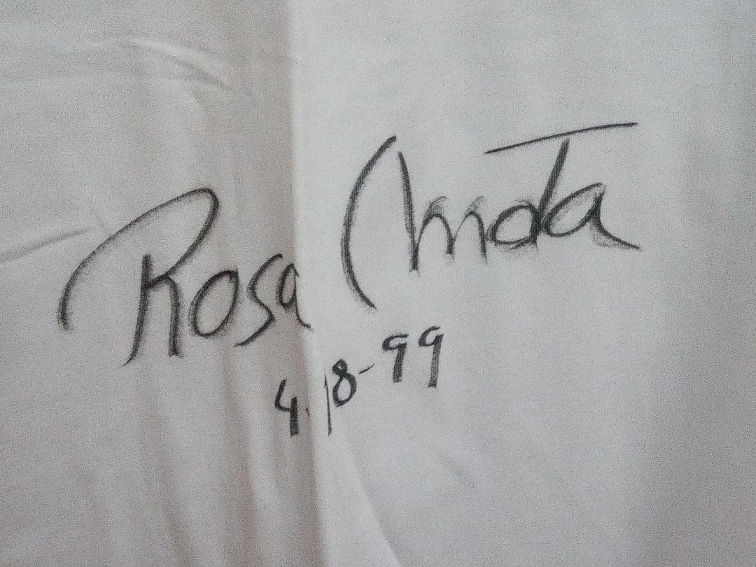 「ロサ・モタ　ワレンティナ・ミハイロヴナ・エゴロワ　直筆　Ｔシャツ」