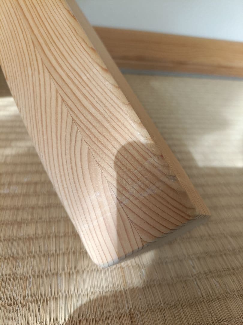 あんこ様　円形木製座卓 直径約90cm