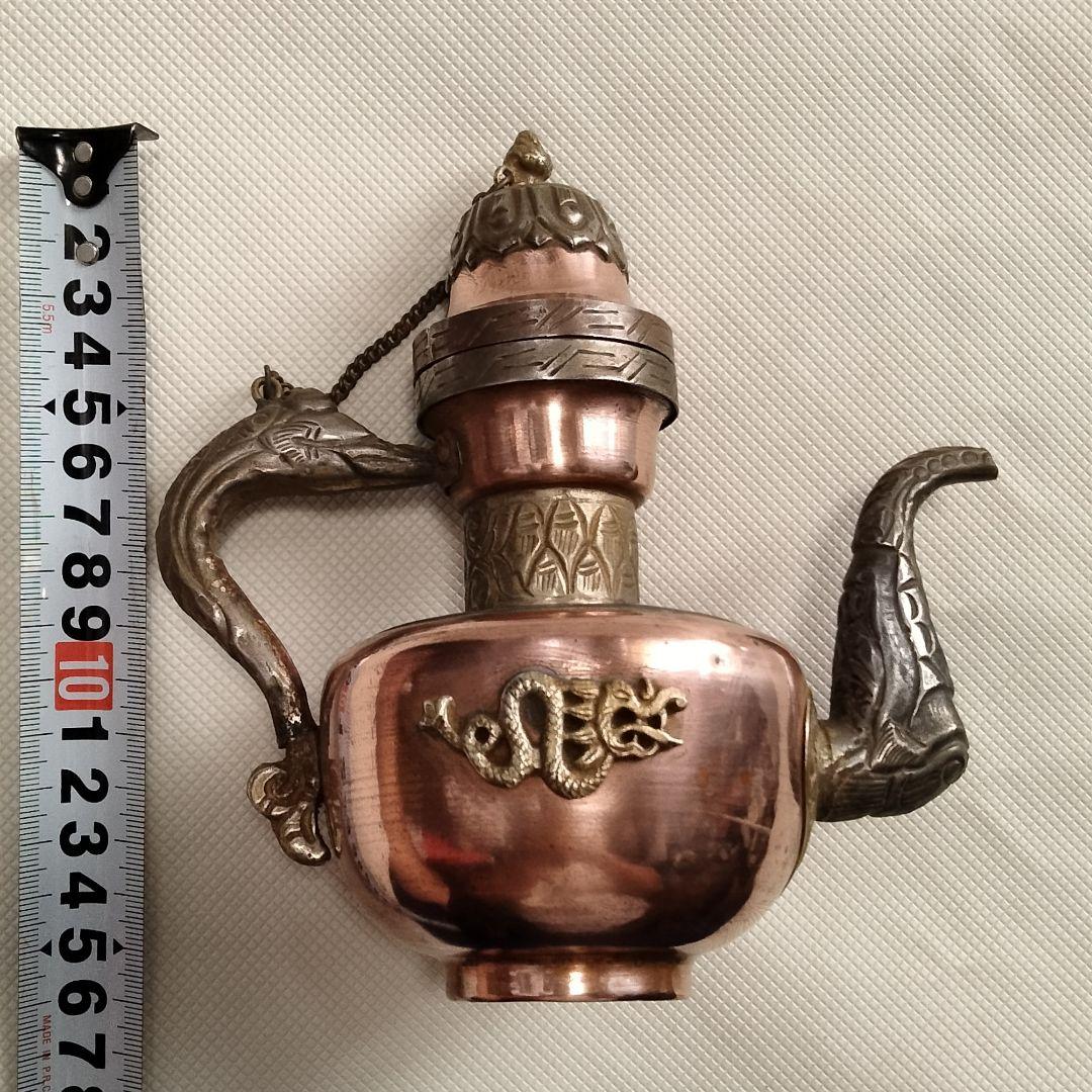 3467 アンティーク レトロ 純銅製ティーポット レア 骨董
