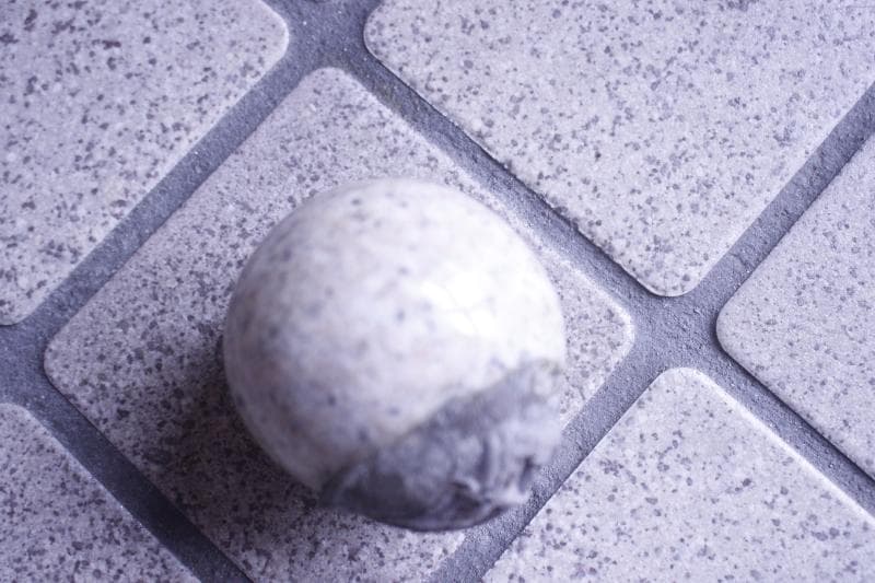 ◆石材 招き猫 　置物 猫の置物 　千客万来　招き猫御影石　高さ47㎝