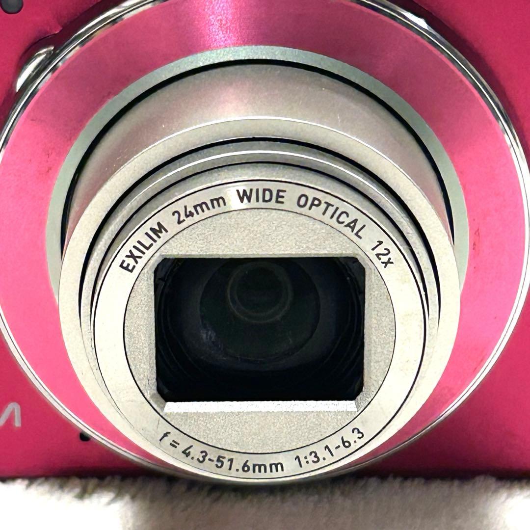 極美品 訳アリ CASIO EXILIM EX-ZS190ピンク デジタルカメラ