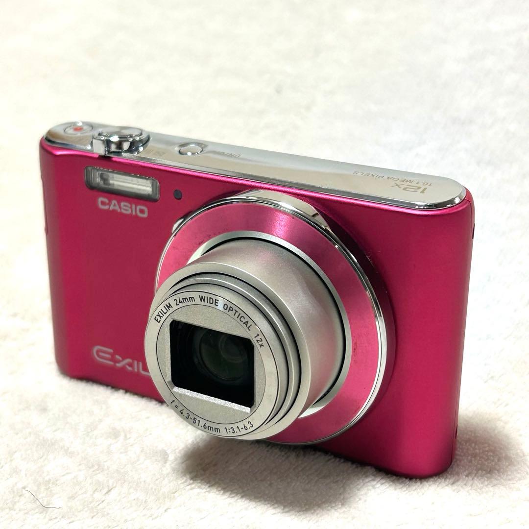 極美品 訳アリ CASIO EXILIM EX-ZS190ピンク デジタルカメラ