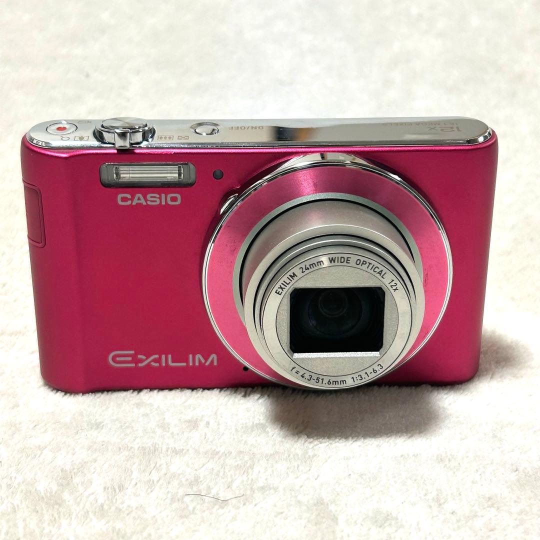 極美品 訳アリ CASIO EXILIM EX-ZS190ピンク デジタルカメラ