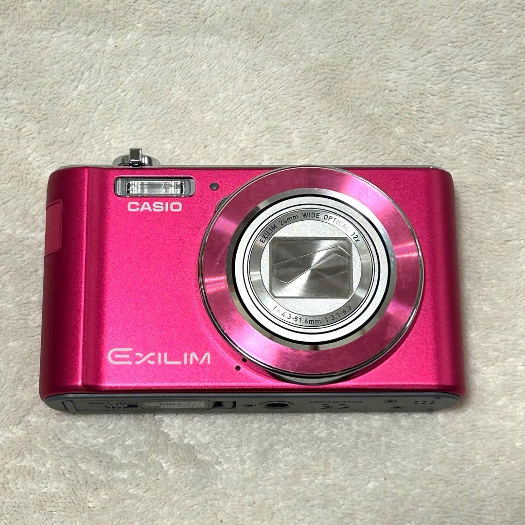 極美品 訳アリ CASIO EXILIM EX-ZS190ピンク デジタルカメラ