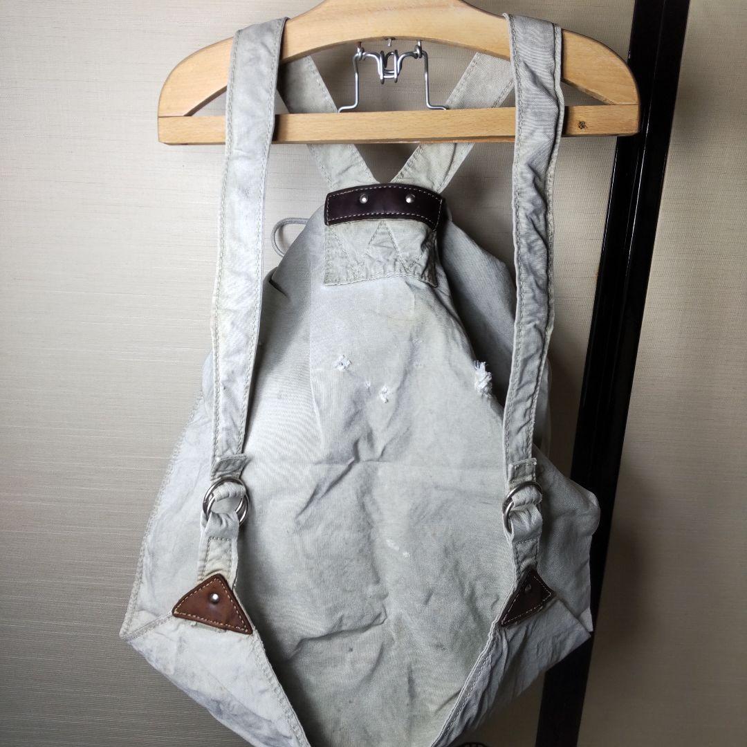 レア! 郵便 集配補助袋 昭和レトロ リュック 当時物 E-354