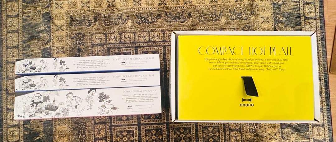 【新品・未使用品】BRUNO コンパクトホットプレート ホワイト