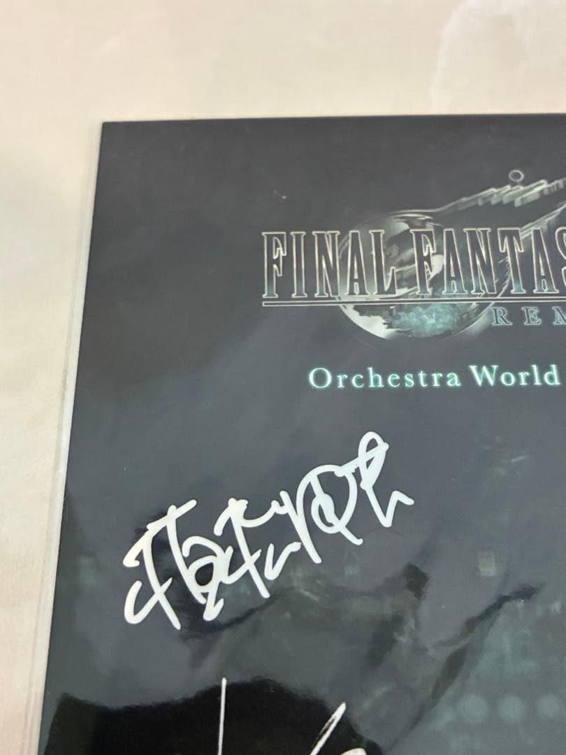 【激レア】 FF7 orchestra world tour サイン チケット