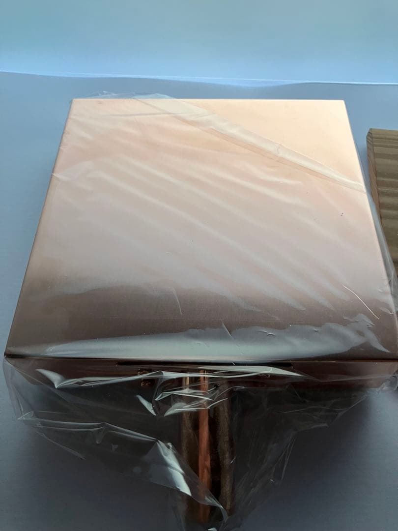 純銅玉子焼き18cm木蓋付CNE117【日本製・新品、未使用】