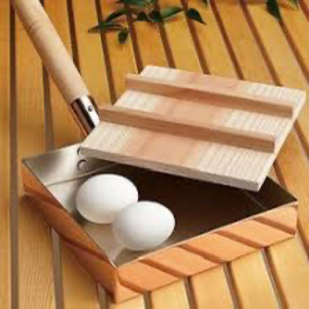 純銅玉子焼き18cm木蓋付CNE117【日本製・新品、未使用】