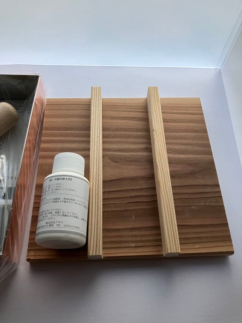 純銅玉子焼き18cm木蓋付CNE117【日本製・新品、未使用】