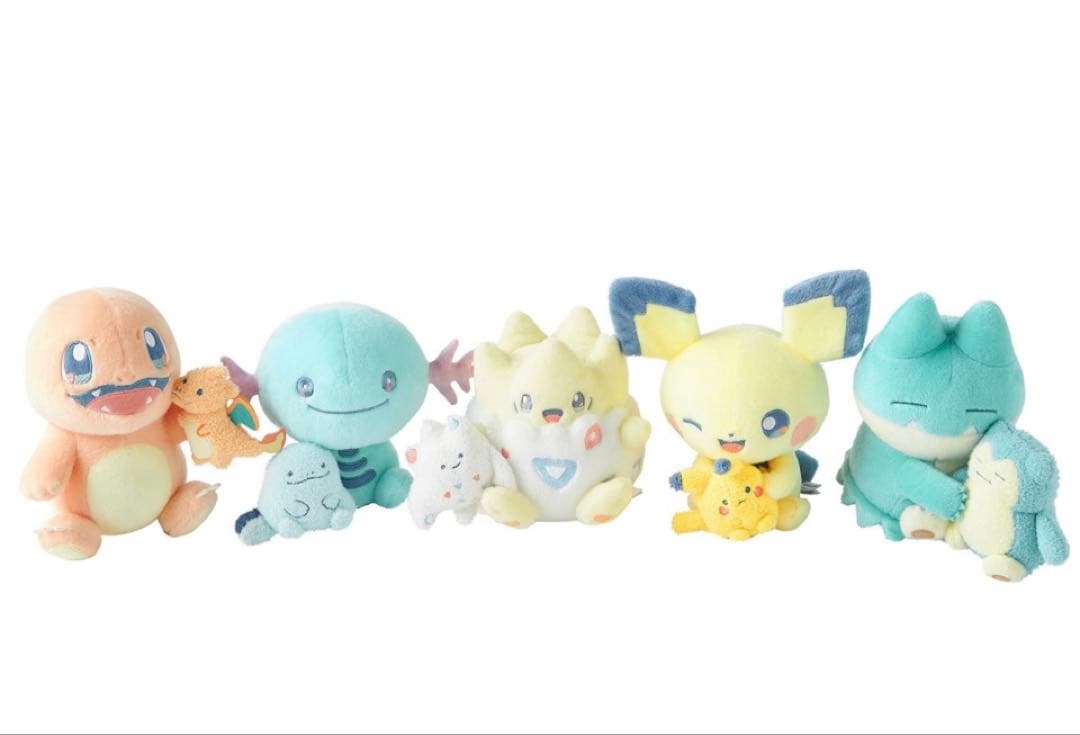 ポケモン ぬいぐるみLittle Daydream 全５種　フルコンプリート
