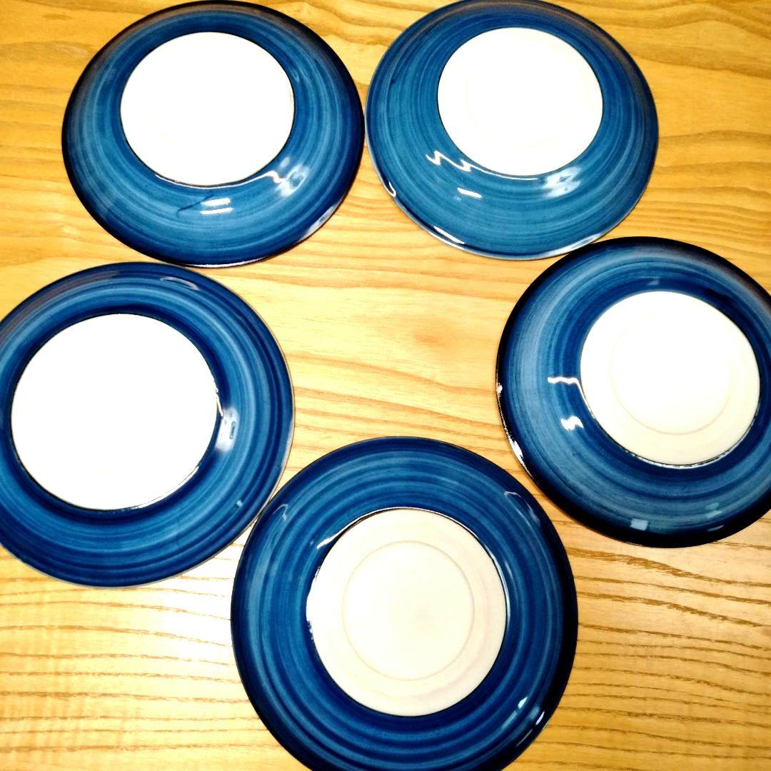 ☆ 加藤利昌 清水焼 染付花鳥皿