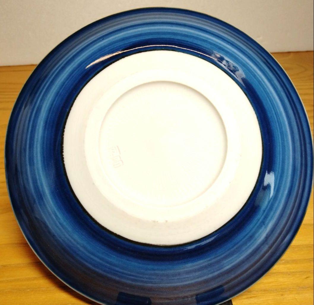 ☆ 加藤利昌 清水焼 染付花鳥皿