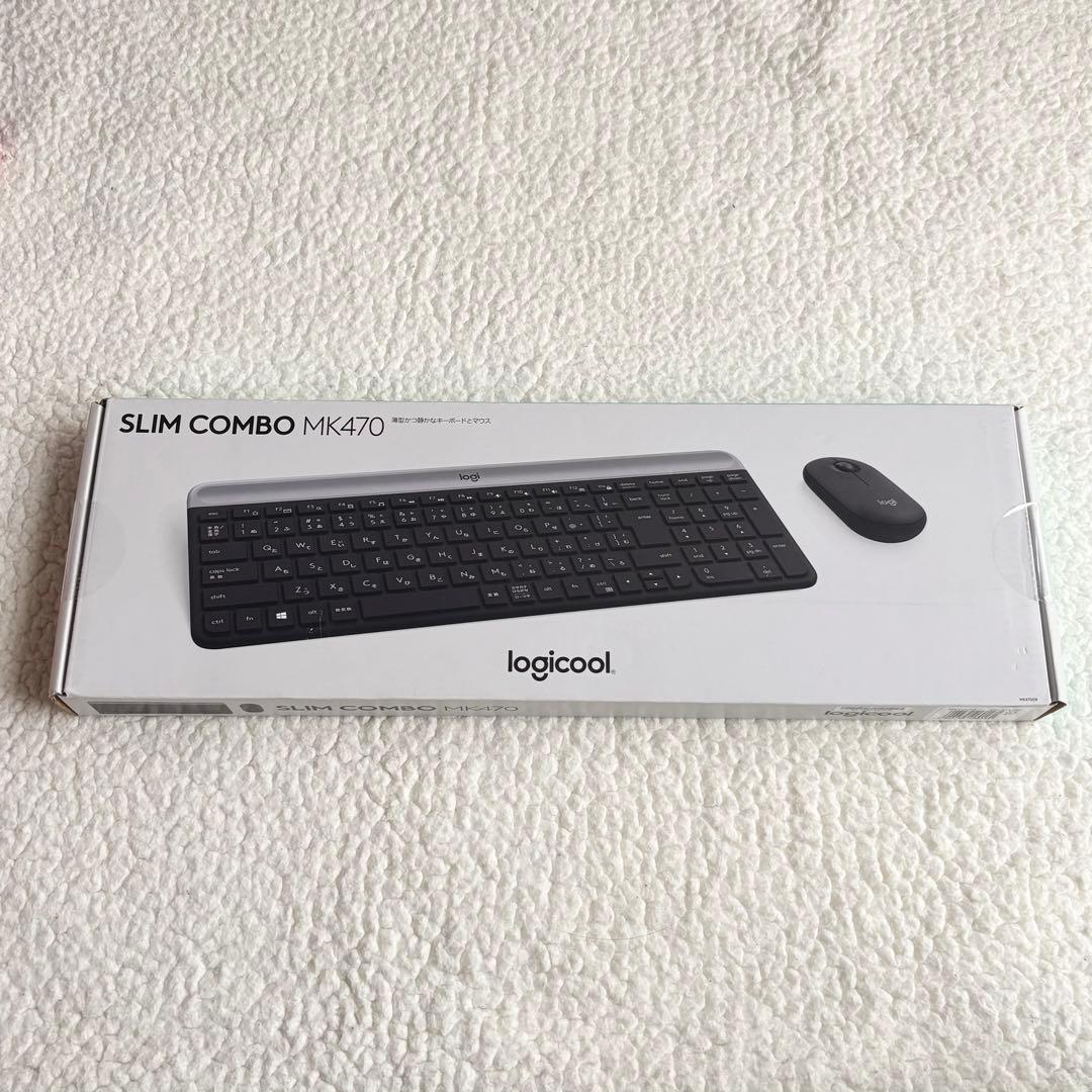 ロジクール　スリムワイヤレス キーボード &マウス セット MK470