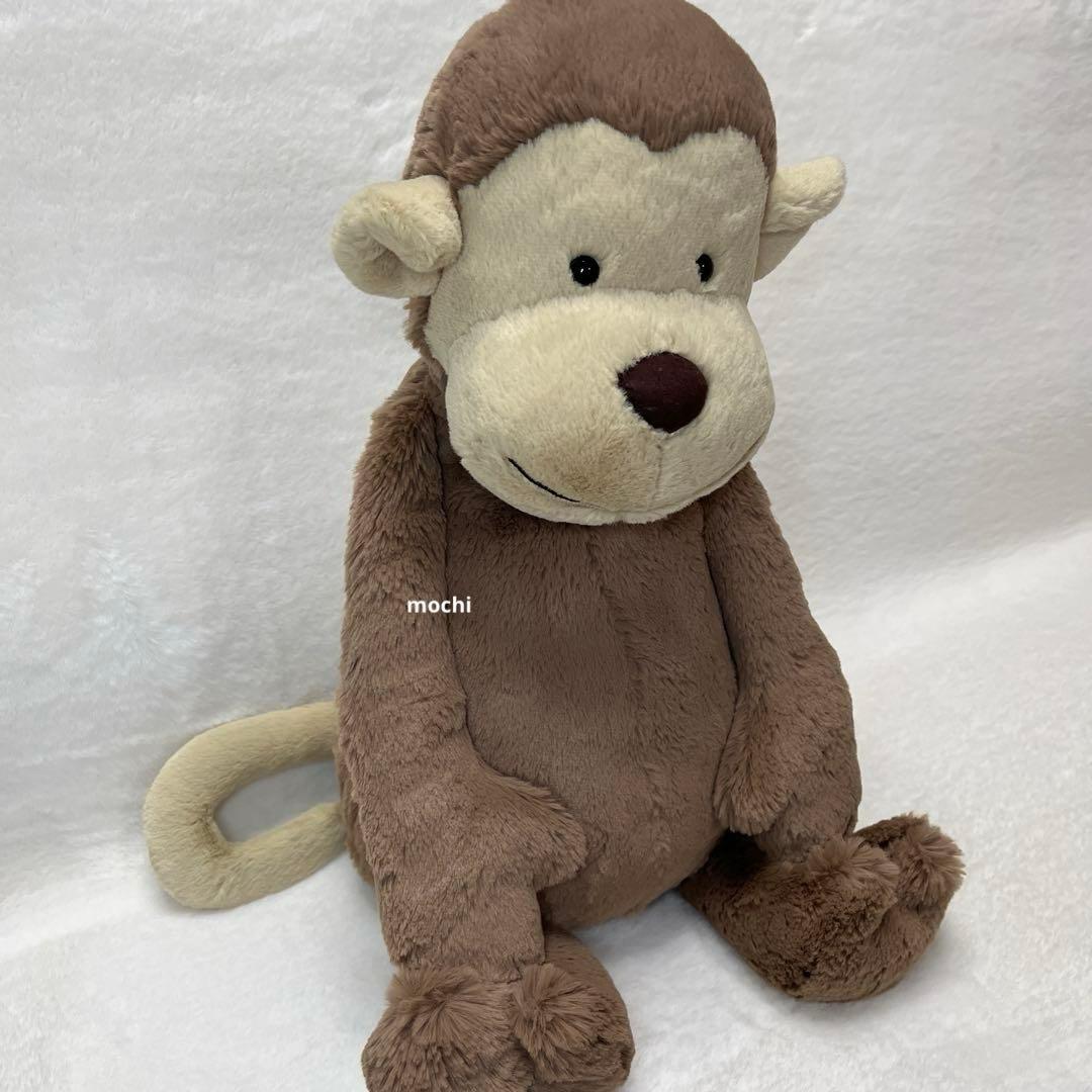  Huge Bashful Monkey さる ぬいぐるみ 新品