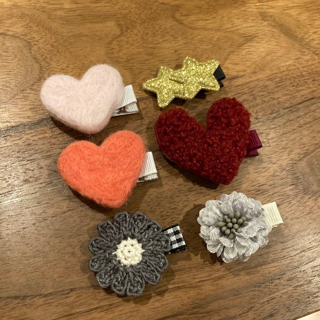 m❤︎HiPe様ご確認用☆ベビーヘアクリップ