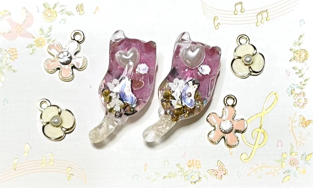 じゃれねこ『12月イベ☆33  フラワー＆蝶々』