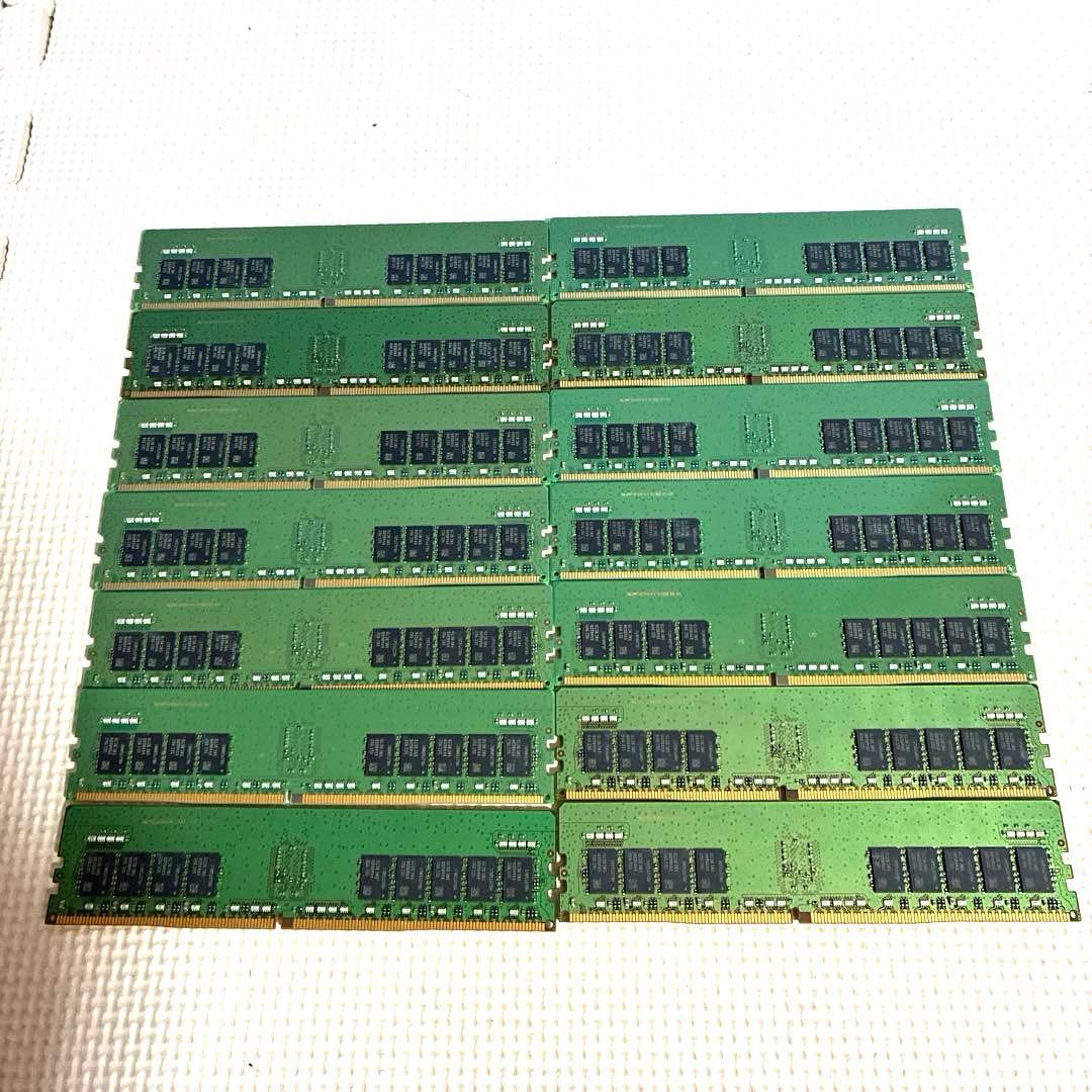 SAMSUNG製サーバ用メモリDDR4 16GB 14枚セット　#1